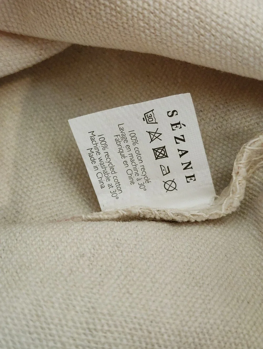 NWOT-Sézane California Mon Amour Tote-Large